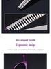 6.5-Inch Purple Pet Grooming Scissors Set: Curved, Upward, Downward, Thinning & Shaping Scissors