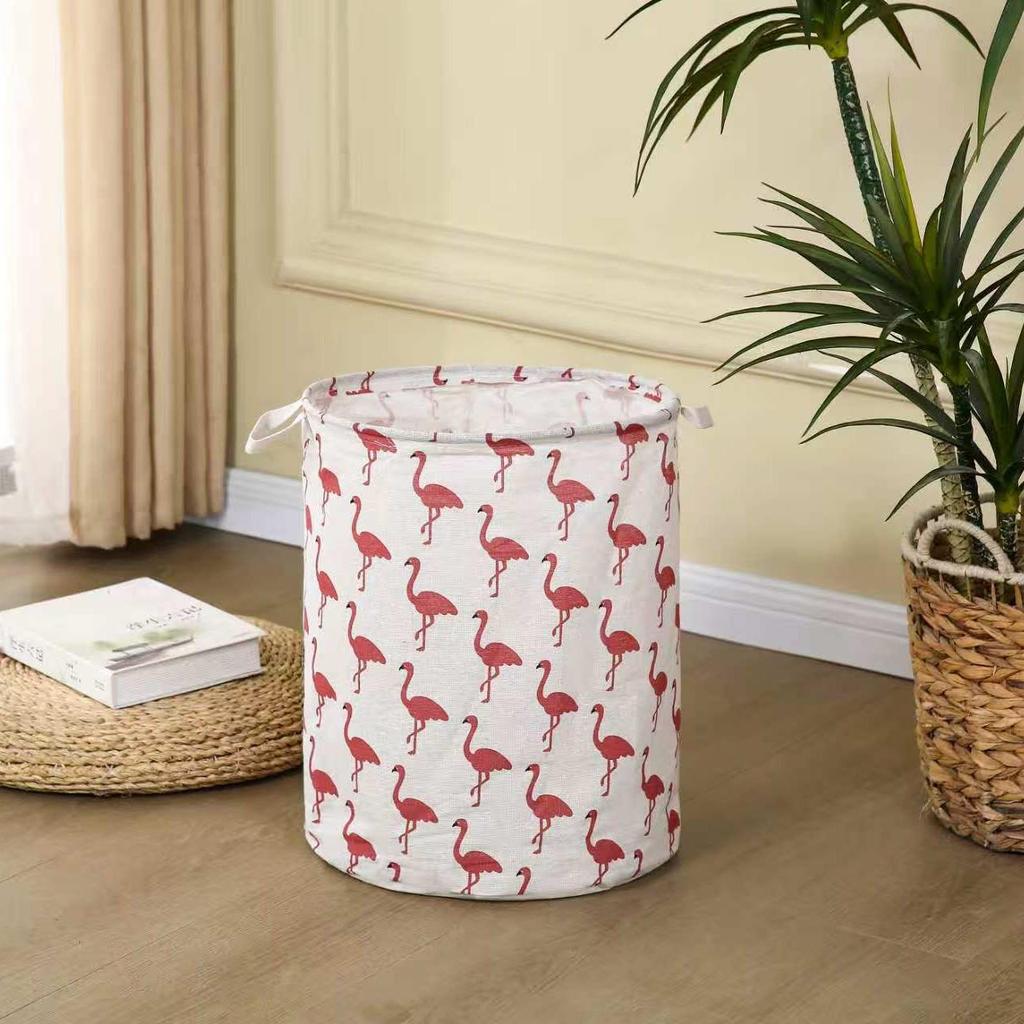 Houndstooth Foldable Laundry Hamper - Thickened Storage for Dorms, Toys, and Bathroom.