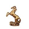 Brass Horse Statue Cloud Base Antique Luck Decor Feng Shui Success Desk Ornament Zodiac Animal Collectible Zodiac Collectible