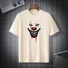 New Summer Men's Cute Smiling Face Printed T-shirt Young Men's Short Sleeves