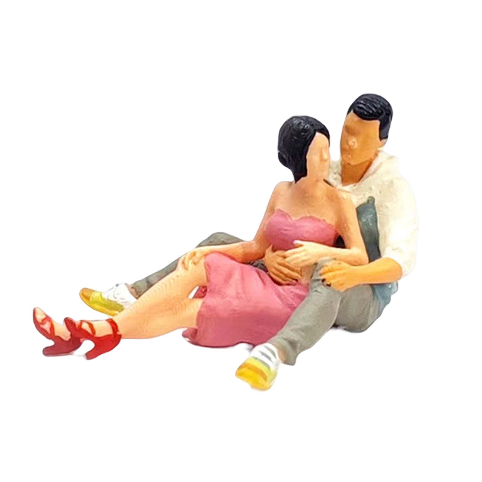 

1/64 Сцена Миниатюрная Пара Модели Людей Подарки для DIY Проектов Макет Сцены Песочного Стола