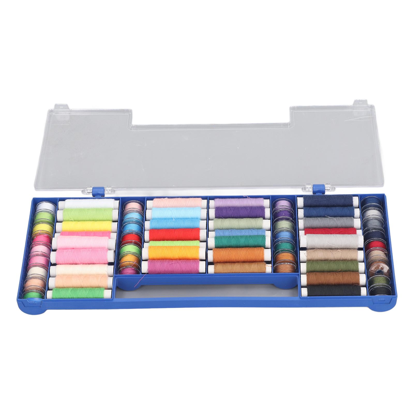 64 Colors Sewing Thread Set 50 Yards Polyester Sewing Thread Multifunctional Sewing Thread Spools for DIY Crafts