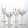 1 Piece Polka Kaleidoscope Handmade Decals Glass Cocktail Glass Goblet Champagne Glass Martini Glass Wine Glass