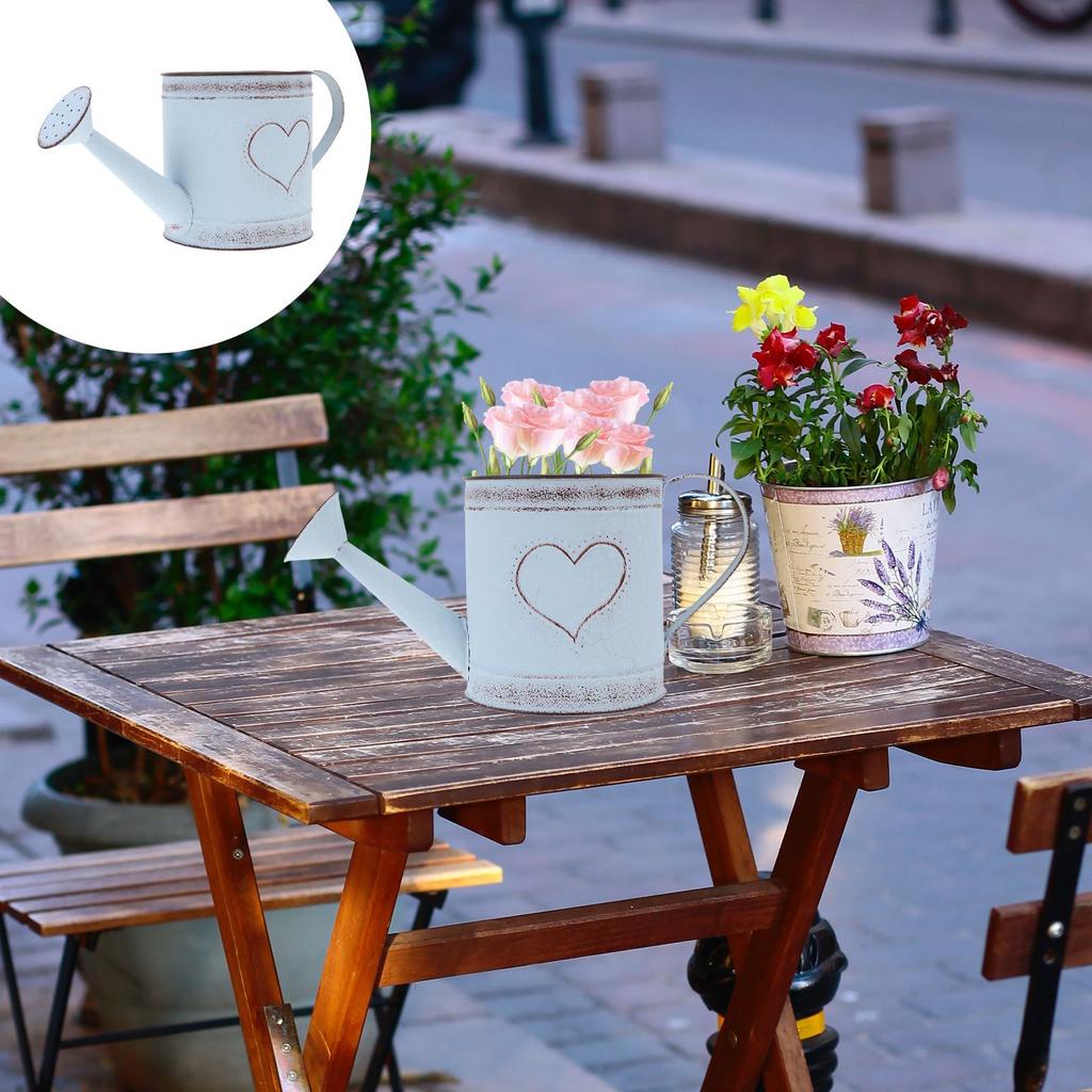 Gießkanne für Gartengestaltung Po Eisenvase Heimtopf Vintage Gartenarbeit Blume