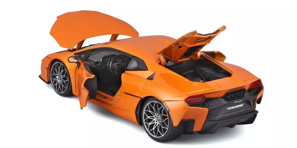 Kyosho Bburago Scale Lamborghini Temerario Orange Finished Model BUR11052OR 1/18