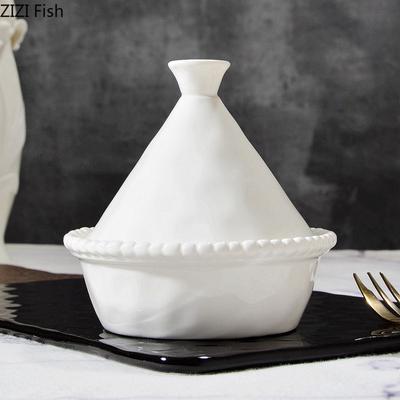 Kreativní keramická mísa s víkem Odpolední čajová mísa na zmrzlinu Restaurace Lamianské nudle Salátová mísa Nordic Home Kitchen Nádobí
