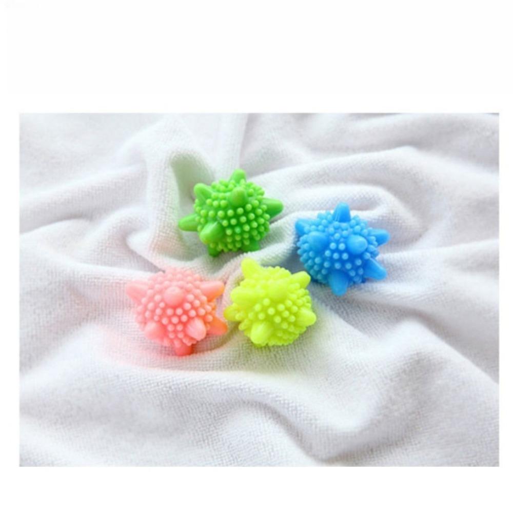 Solid Washing Balls Anti-Tangle Anti-Knot Laundry Dryer Balls Household Reusable Decontamination Cleaning Magic Scrubber Balls