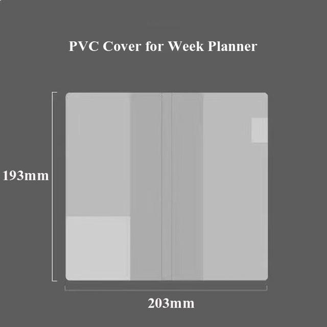 

Kinbor Weekly Planner Pocket Size Notebook Week Plan Notepad Schedule Planning Book Punch Efficiency Manual Daily Writing