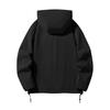 Men's Solid Color Hooded Workwear Jacket Casual Sports Mountaineering Outdoor Jacket