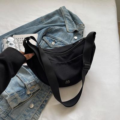 Small Bag Women's New Summer Casual Versatile Dumpling Bag Niche Design Messenger Bag Canvas Bag