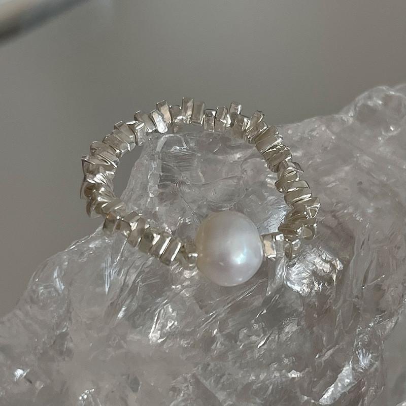 Copper Adjustable Fashionable Ring For Women With Ins Trendy Design And Elegant Features Geometric