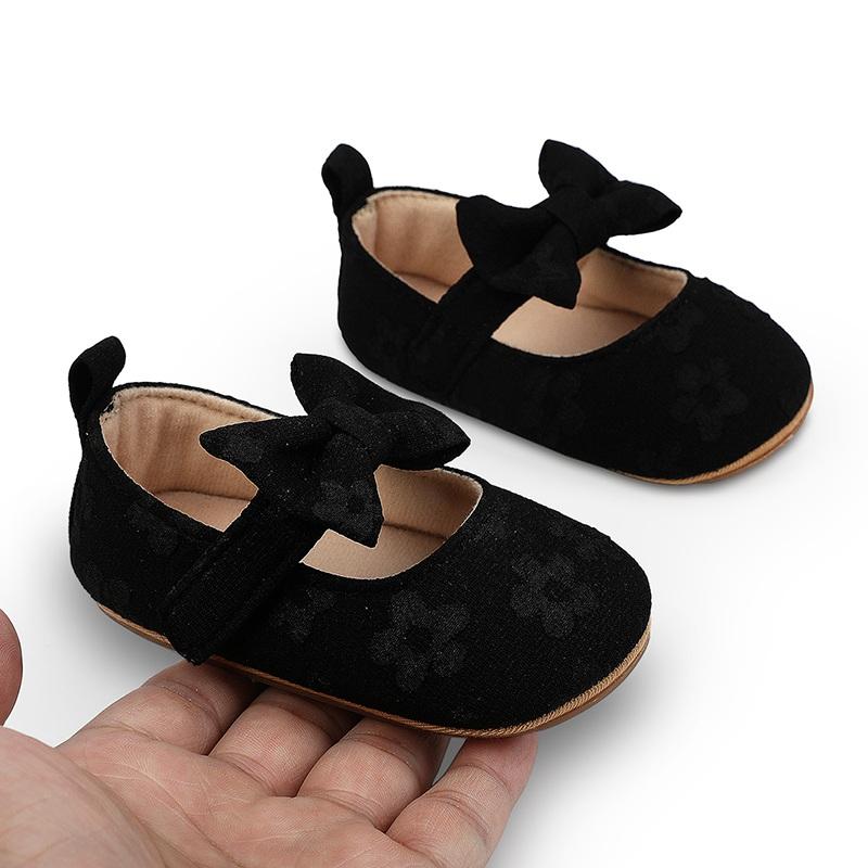 Dívčí Dívčí Bavlněné Boty Retro Květinový Design Bowknot Jarní Podzim Batolata Předchodkyně Boty Kojenecká První chodítka