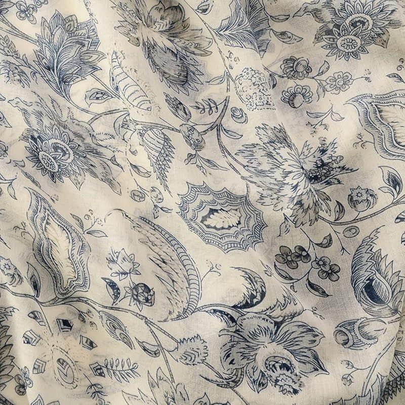 Used [New] [Eternal Leaf] Tassel Stole for Women, Large Scarf, Gauze-like Shawl, Sun Protection, UV Cut, UV Protection FT34509 (03. Leaf Green)