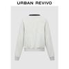 UR Women's Contrast Collar Pet Print Sweatshirt