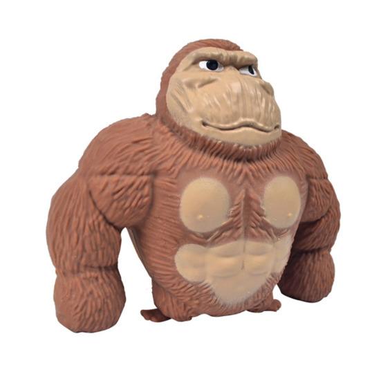 Stress Relief Gorilla Squeeze Toy Soft Stretchy Orangutan Sensory Toy Concentration Aid Hand Exercise