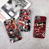 Persona 5 Transparent Phone Case for iPhone 17 Air 16 Pro Max 15 14 13 12 11Plus Shockproof Cover