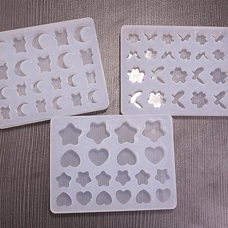 Formy do biżuterii z żywicy Formy silikonowe do odlewania zawieszek Wielokrotnego użytku do rękodzieła DIY Tworzenie biżuterii Prezent Brelok Ciasto