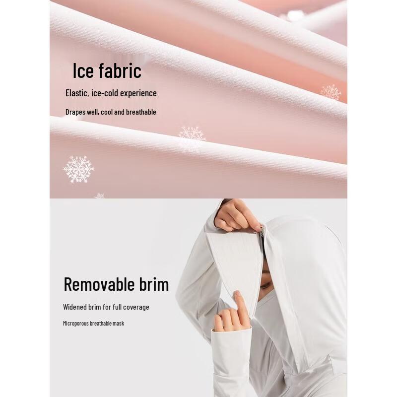 Guraide Men's Ice Silk Sun Protection Hoodie