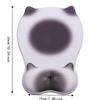 Cartoon Cat Mouse Mat Wrist Rest Non Slip Cat-shaped Mouse Pad Mouse Pad Wrist Rest  Office