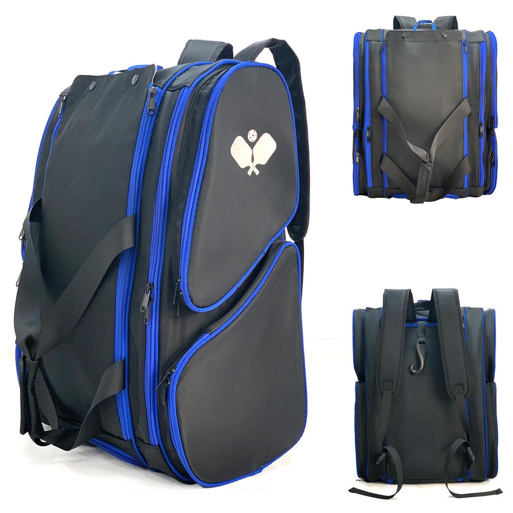 2025 Portable Sports Bag for Badminton, Tennis & Pickleball - Fits 2 Rackets, Handheld, Large-Capacity, Down Cotton