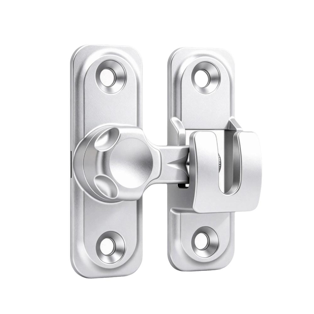 Zinc Alloy Anti-theft Door Buckles 90/180 Degree Door Latch Security Bolt Latch  Window Latch