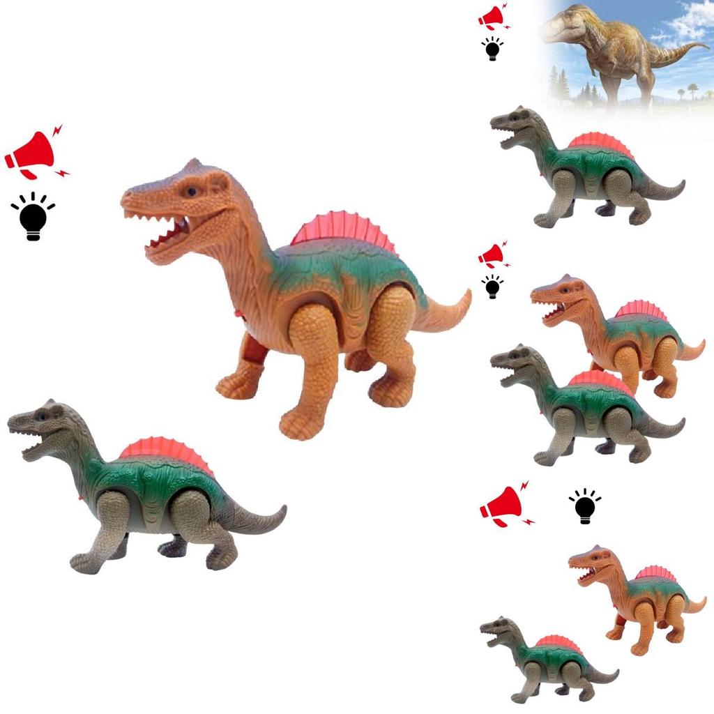 Interactive Electric Dinosaur Toy Set For Boys With Glowing Features For Engaging Playtime