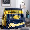 Pacers Basketball Team  Blanket Lightweight Flannel Bedding Blanket Perfect for Travel, Camping, Living Rooms, Offices, Sofas, Fan Christmas gift