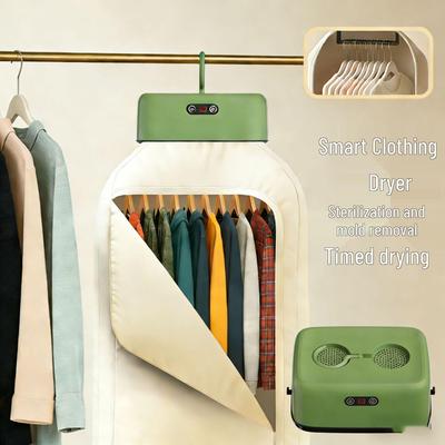 Portable Foldable Clothes Dryer with Smart Timer, Sterilization, and Constant Temperature for Home, Dorm, and Travel.