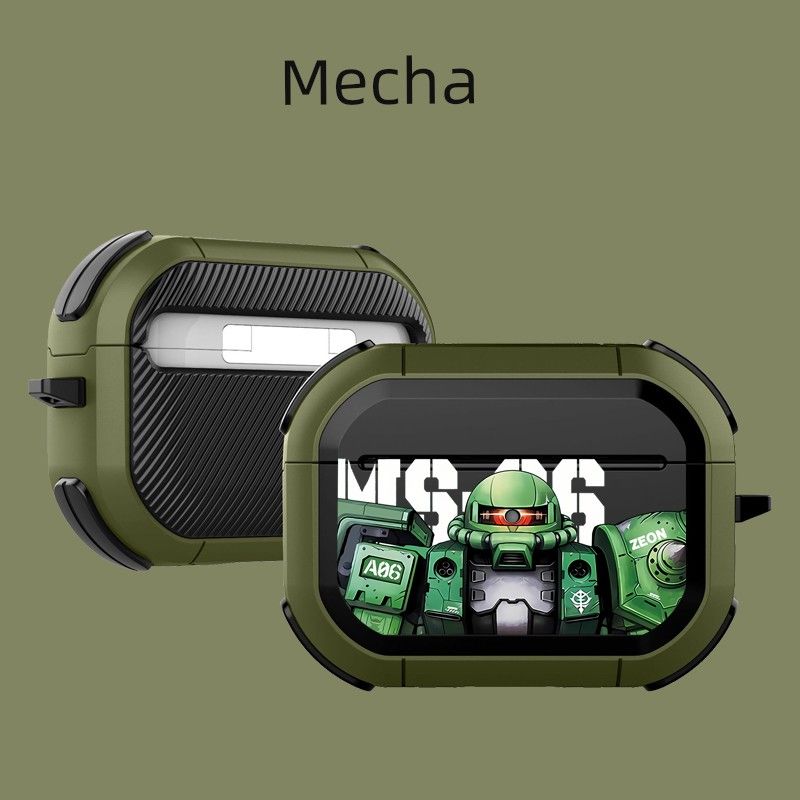 

Earphone Sleeves Airpods4 Generation Earphone Case 3 Generation Samsung Buds3pro Protective Case Neon Genesis Evangelion Protective Case Gundam Apple AirPods 4 Generation Gundam Zagu