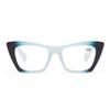 Fashion Gradient Square Reading Glasses For  Women Vintage Purple Hyperopia Men's Presbyopia Eyeglasses Anti-Blue Light Eyewear