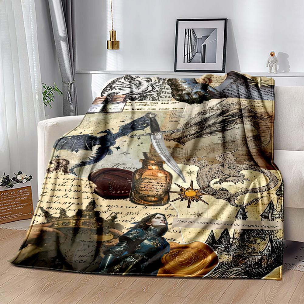 Gothic Style Blanket Ultra-Soft Great for Couch Chair Sofa Four Seasons Multipurpose Modern Gifts For Family Or Friends