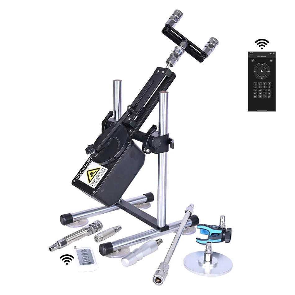 Sex Machine ROUGH BEAST Remote Control Quiet 360 Agree Adjustable Masturbation Machine for Women Men