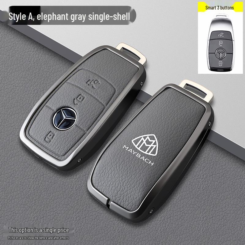 Maybach Model B Key Case - Elephant Grey