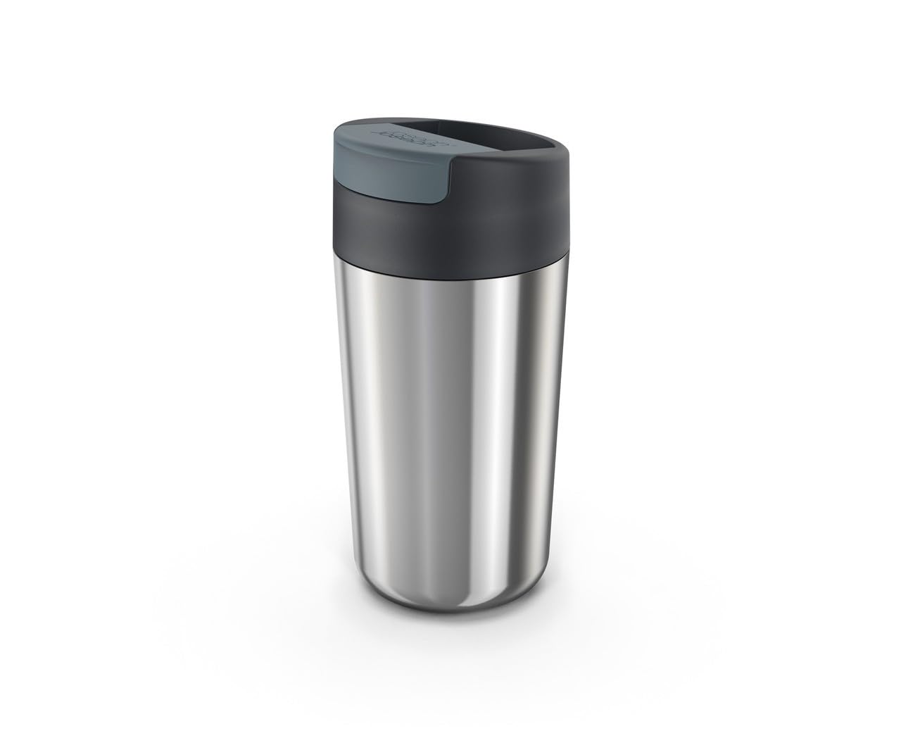 

[Authentic] Joseph Joseph Travel Mug with Lid, Spill-Proof, 454ml, Ship Steel, 81133