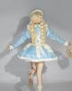 Elegant French Lolita Dress with Flutter Sleeves and Waist-Hugging Apron