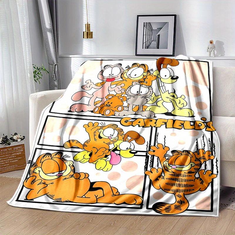 1pc, Garfield's Throw Blanket, Soft & Cozy for Home Decor, Couch Cover, Travel, Camping, Car, Beach, Office Nap, Perfect Gift for Cat LoversA039