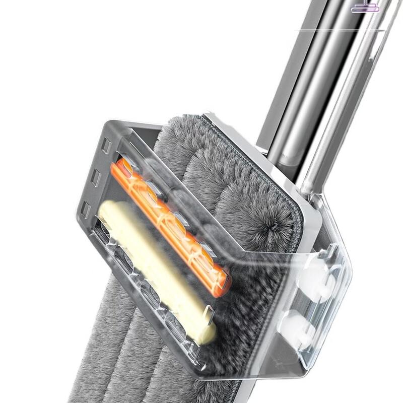 Sada plochého mopu a koštěte Handun se ždímacím mechanismem