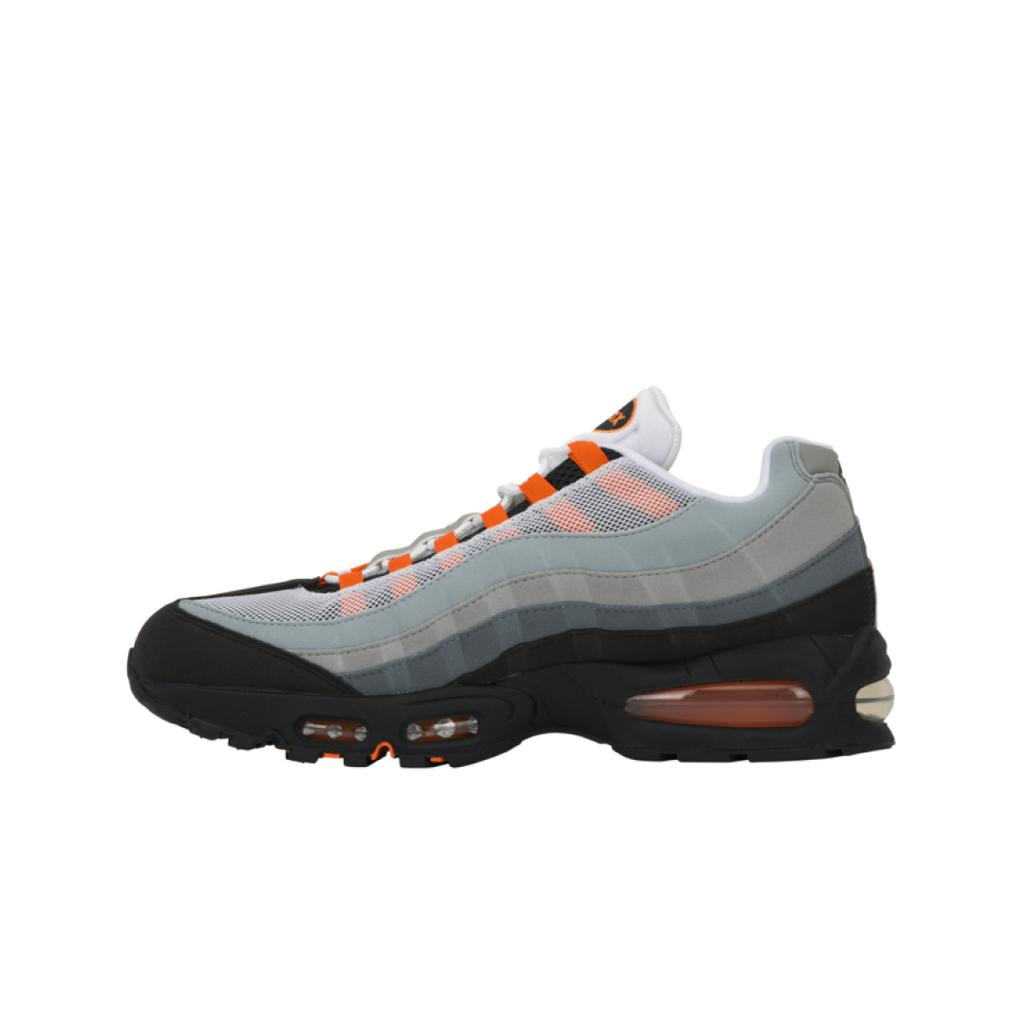 Nike Air Max 95 OG Bright Mandarin 2025 Unisex Sneakers Grey White Wolf-Grey HM4740-005