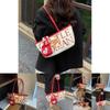 Canvas Bag For Women Large Capacity With Contrast Stitching And Zipper Closure For Daily Use