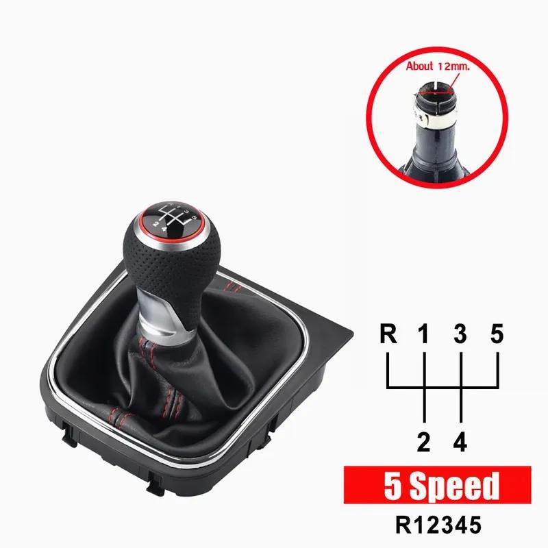 5 6 Speed Gear Shift Knob For VW Golf 5 MK5 Rabbit Jetta 2004 2005 2006 2007 2008 2009 Volkswagen Golf 6 Jetta MK6 2010-2014