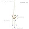 Rainbow Star Moon Crystal Sun Catcher Hanging Pendants Window Garden Wind Chime Bedroom Decoration Kids Room Crafts Decorations