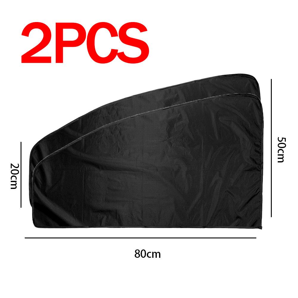 Car Side Windows Sunshade Car Magnetic Sunshade Sunscreen Thermal ulation Auto Double-sided Sun Shade Titanium Silver
