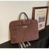 Neue Laptoptasche Wildleder Stoff Business Pendler Aktentasche Spritzwassergeschützt Notizbuch Schutztasche Damen
