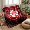 FC St. Pauli Voetbal Print Flanellen Deken, Zachte Warme Lichte Plaid voor Bank Bed Kamperen