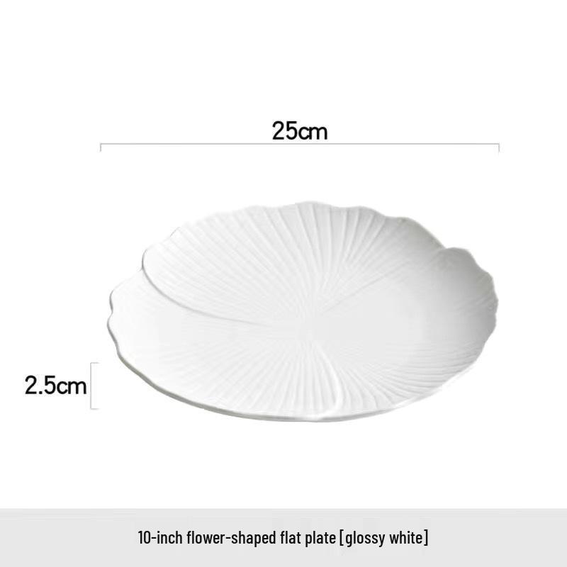 Large White Creative Ceramic Soup and Salad Bowl