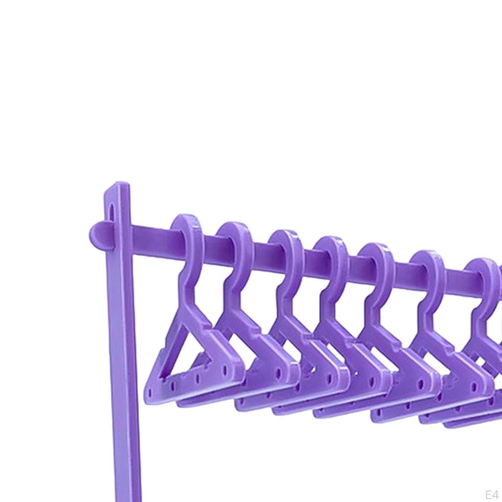Creative Earring Display Stand, Earrings Storage Rack, 8 Mini Hangers Jewelry Organizer for Women