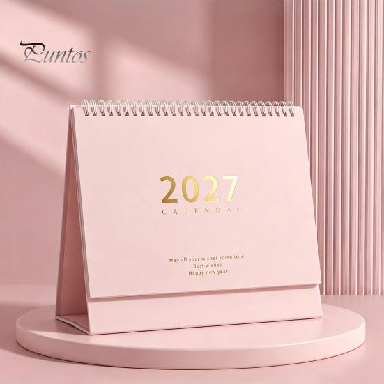 Blocco Lista di Controllo Attività Calendario da Scrivania 2026-2027, Ott 2026-Dic 2027 Calendario 14 Mesi, Grande Planner Mensile per Pianificazione Organizzazione da Scrivania Ufficio