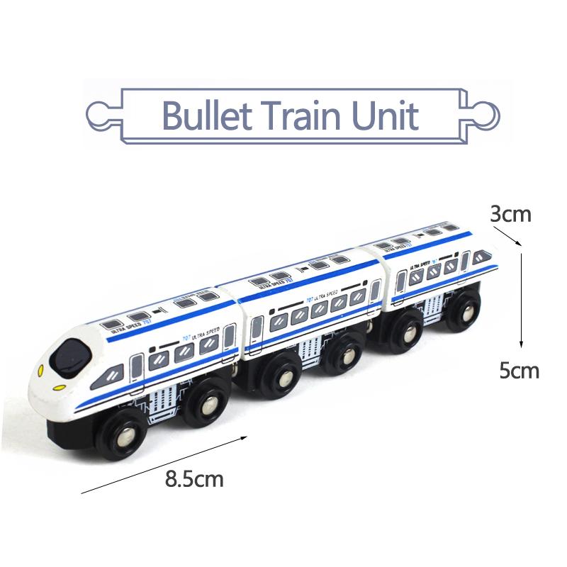 

Горячий поезд набор магнитных игрушечных машинок детские трековые аксессуары ручная раздвижная головоломка деревянная совместимая с различными треками подарок W10