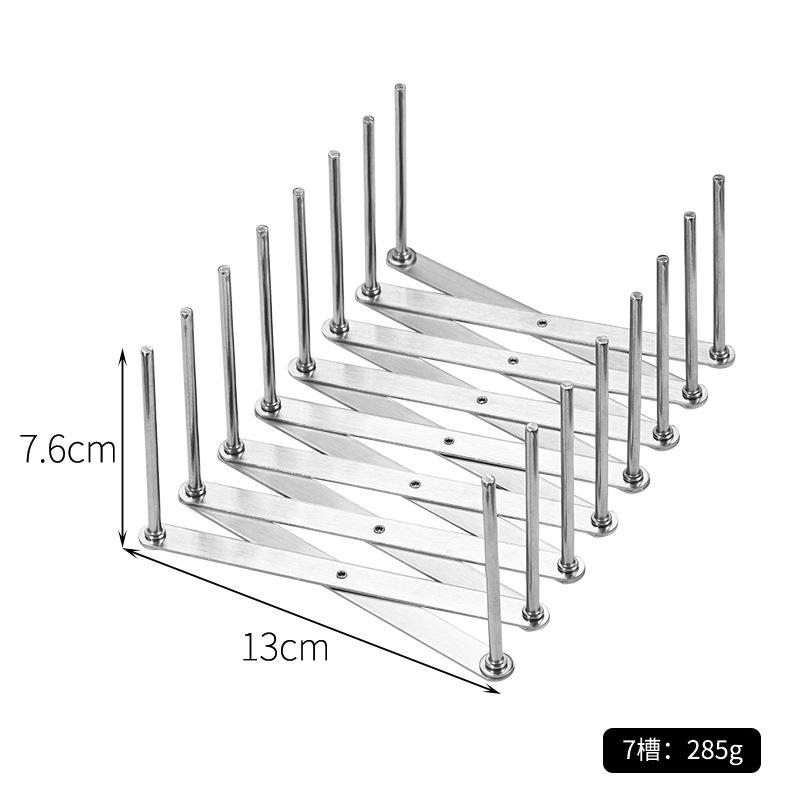 Stojan na nádobí z nerezové oceli