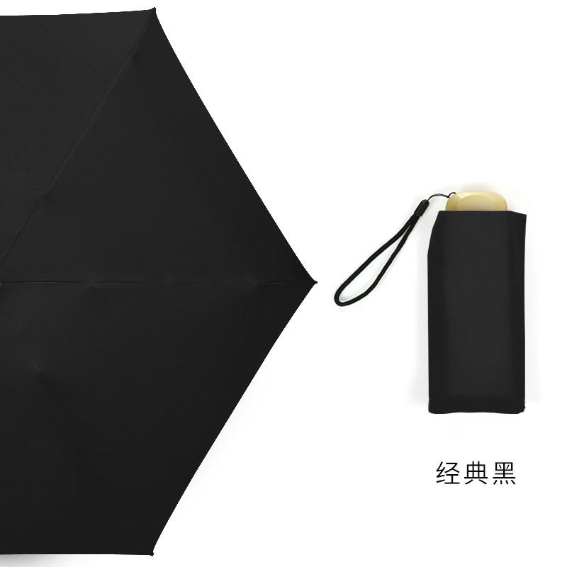 Card bag umbrella Pocket umbrella Flat 60% off Sun umbrella Sunscreen parasol Mini Portable weather and rain parasol